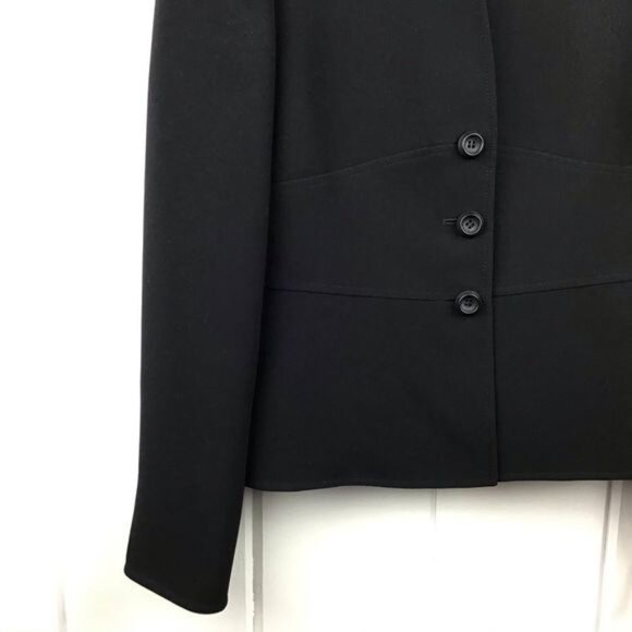 NWT Tahari Black Triple Button Blazer - 6 - Picture 2 of 8